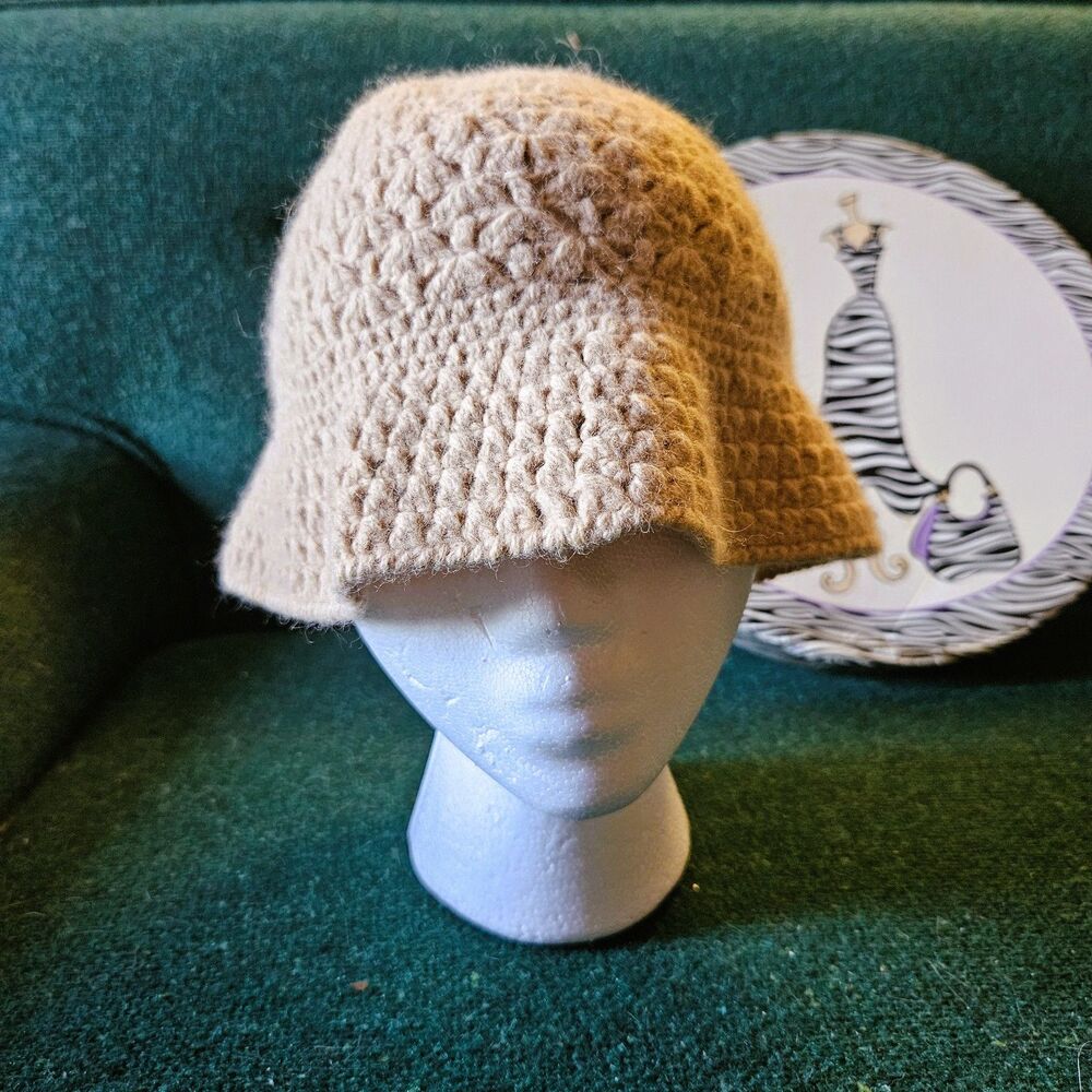Angora & Wool Warm Winter Beanie Hat
